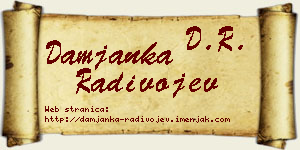 Damjanka Radivojev vizit kartica